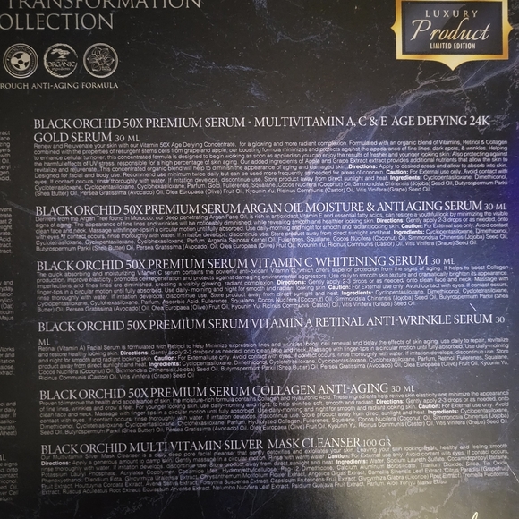 Predire Paris Black Orchid Transformation Skin Collection - Picture 8 of 11